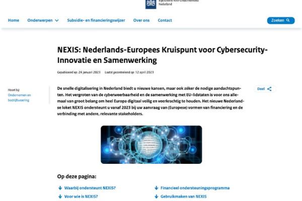 NCC - Netherlands - Website
