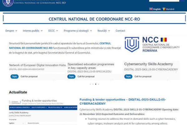 NCC - Romania - Website